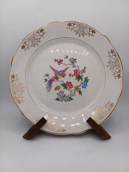 Plat en porcelaine – Décor floral – Lunéville, France - Collection AR CONCEPT