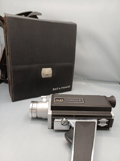 Caméra Bell & Howell Filmsound 8 + Sacoche Année 60/70 - Vintage