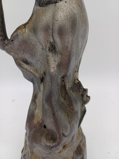 Statuette en régule argenté signée Rucho – "Marika" - Vintage - Déco Intérieur