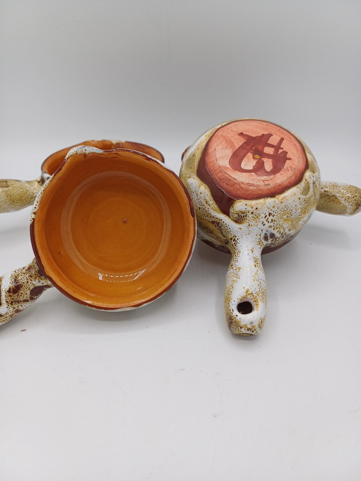 Service à fondue Vallauris en céramique – Francis Bongiovanni - Pour 4 personnes AR CONCEPT