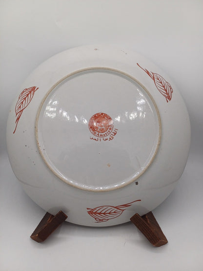 Grand Plat Amarir en Porcelaine Fine de Taous – Maroc AR CONCEPT