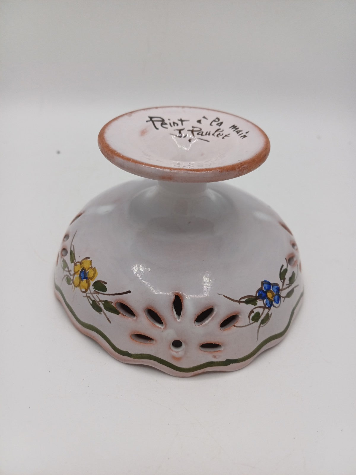 Petite Coupe / Vide-Poche en Terre Polie Signée Jean Paulet – Peint à la main AR CONCEPT