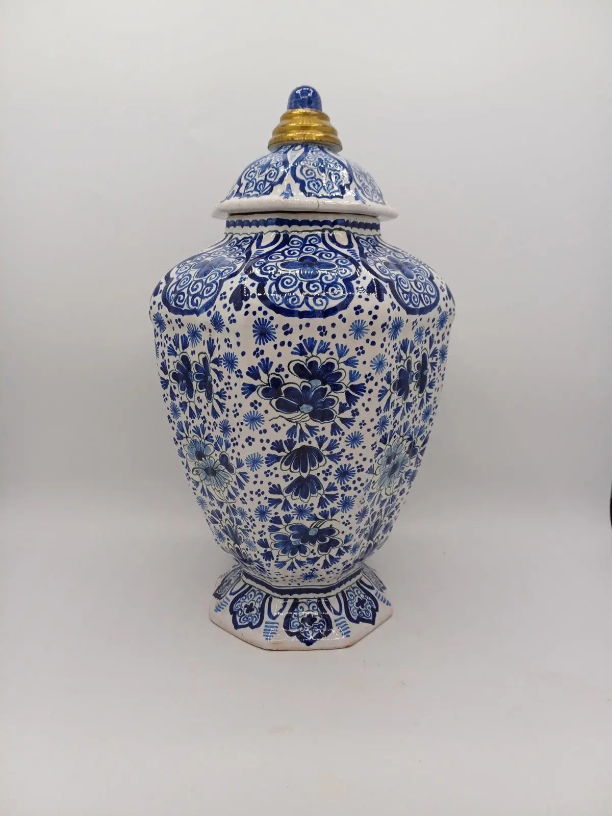 Vase / Potiche en faïence de Delft – Signé La Griffe de Porcelaine AR CONCEPT