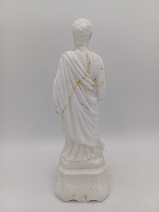 Statue en biscuit – Saint Joseph signé - Religieux - Vintage AR CONCEPT