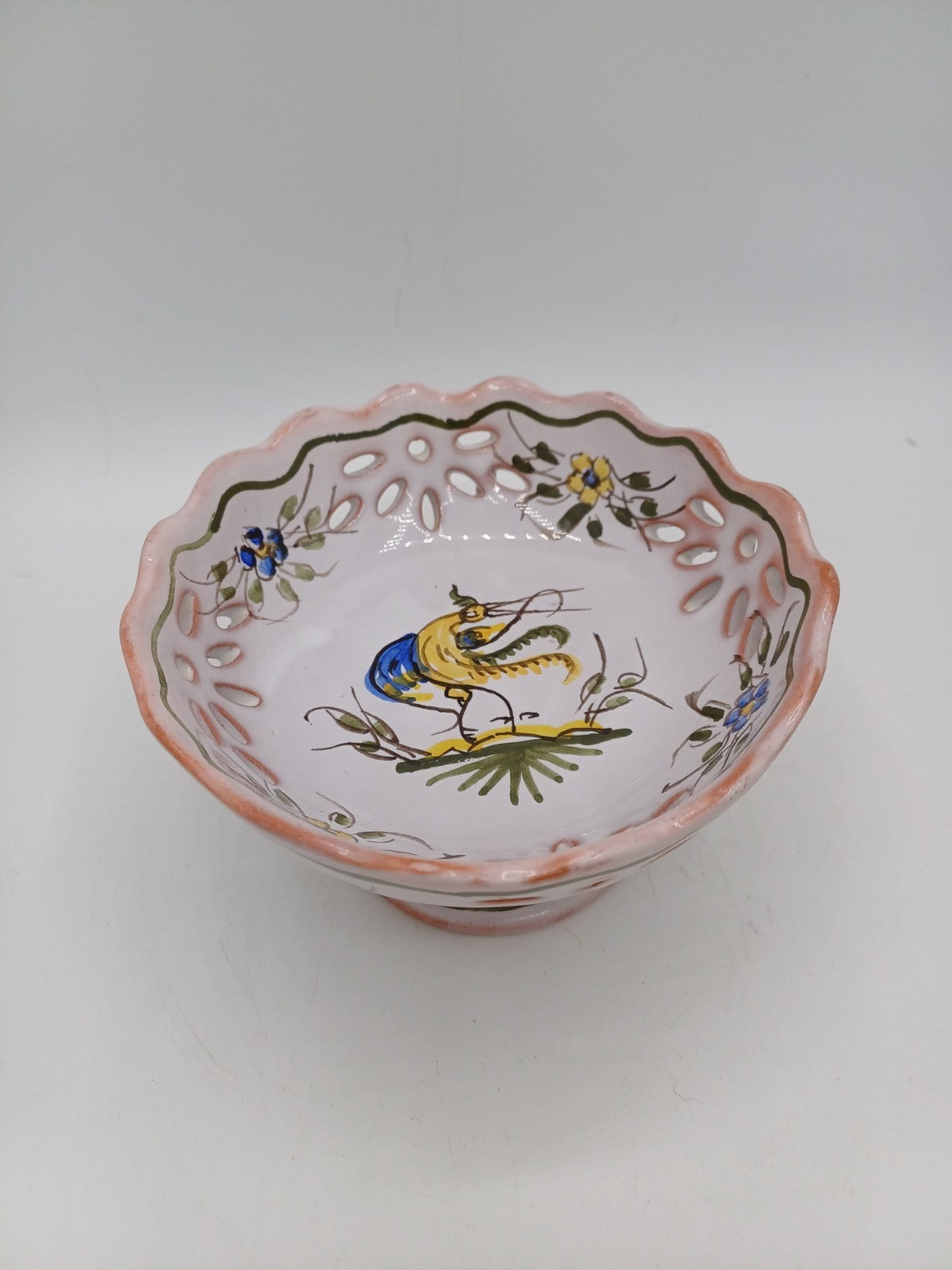 Petite Coupe / Vide-Poche en Terre Polie Signée Jean Paulet – Peint à la main AR CONCEPT