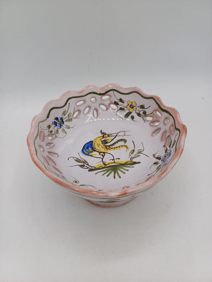 Petite Coupe / Vide-Poche en Terre Polie Signée Jean Paulet – Peint à la main AR CONCEPT