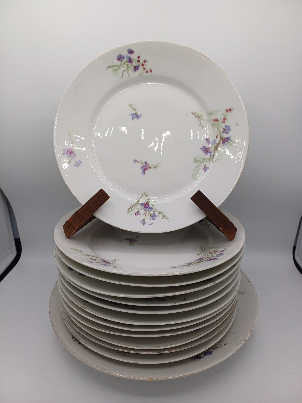 Service en porcelaine de Limoges - 15 pièces - Décor Floral AR CONCEPT