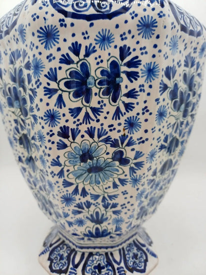 Vase / Potiche - Faïence de Delft - Signé La Griffe de Porcelaine AR CONCEPT