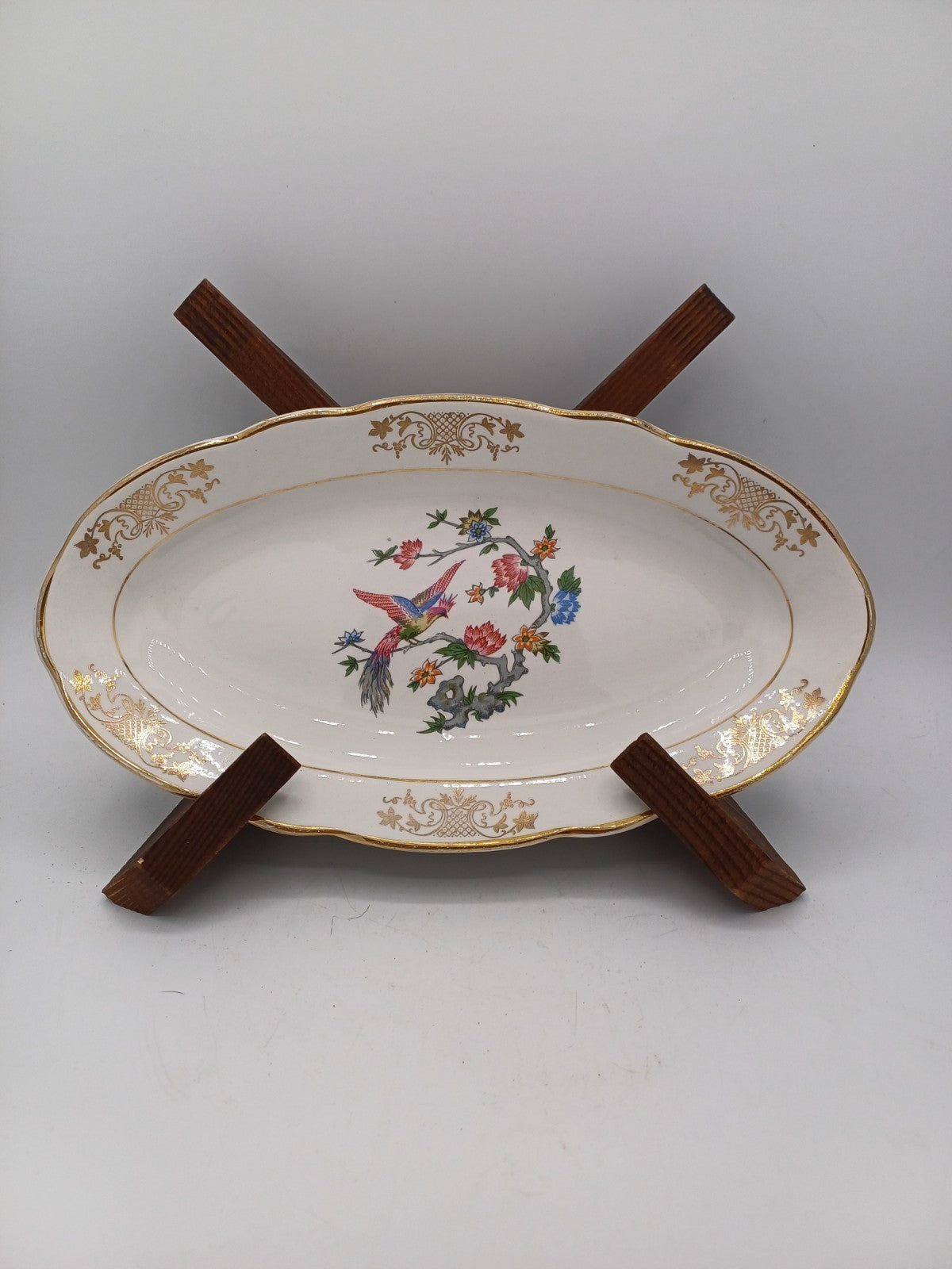 Lot de 2 raviers – Porcelaine de Lunéville – Décor floral - Collection AR CONCEPT