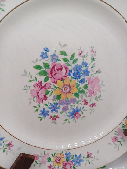 Lot de 11 Assiettes à Dessert + 1 Plat à Gâteau – Porcelaine Opaque – Céranord AR CONCEPT