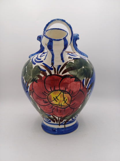 Gargoulette en Faïence Peinte à la Main – Décor Floral AR CONCEPT