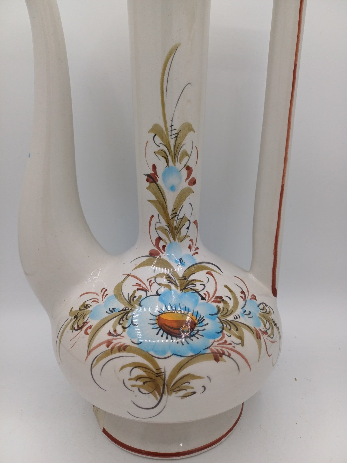 Aiguière en céramique numérotée – XXème siècle - Décor Floral AR CONCEPT